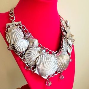 Chunky Mermaid Statement Necklace
